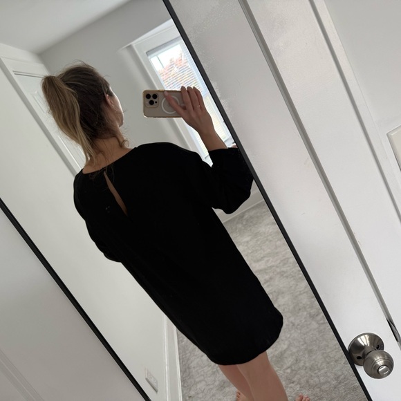 H&M relax fit black dress tunic - Picture 3 of 11